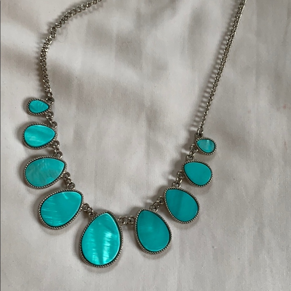 Teal Statement Necklace